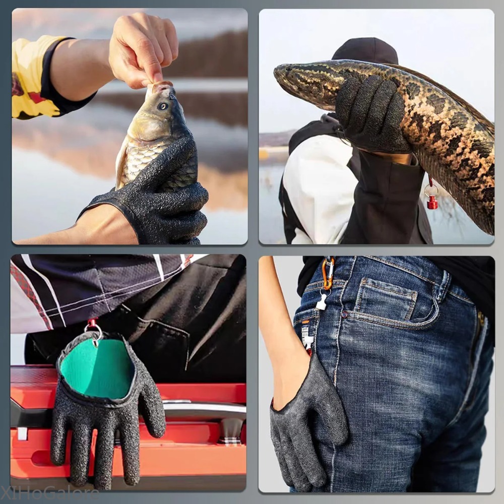 Heavy Duty Anti Slip Puncture  - Fishing Gloves 评论和价格