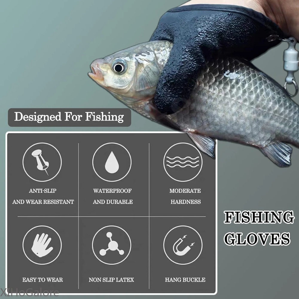 Heavy Duty Anti Slip Puncture  - Fishing Gloves 评论和价格