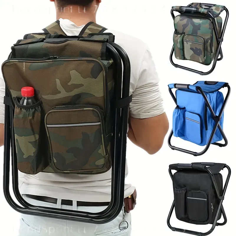 2-in-1 Portable Folding Fishin - Fishing Backpack 评论和价格