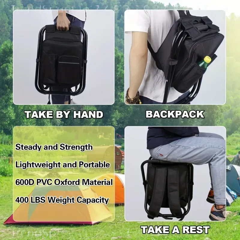 2-in-1 Portable Folding Fishin - Fishing Backpack 评论和价格