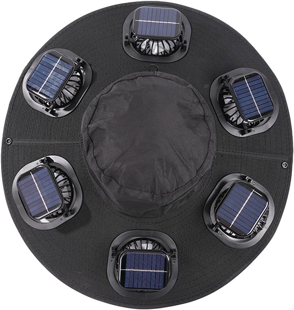 Hot 6 Fans Solar Fan Hat Breat - Fishing Hat 评论和价格