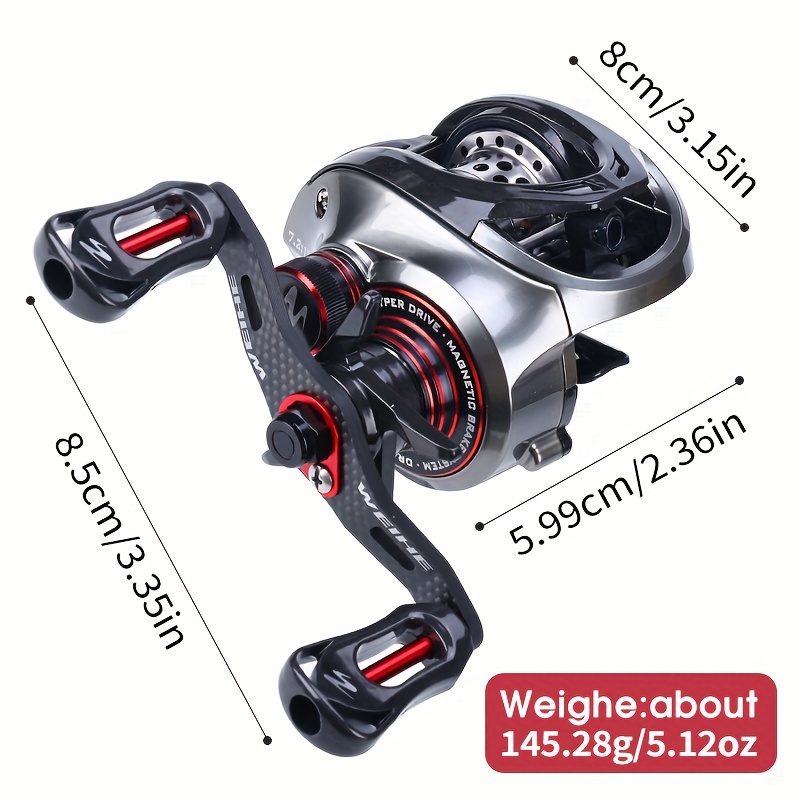 WEIHE  Carbon  Body Baitcastin - Abu Garcia Reel Max 评论和价格