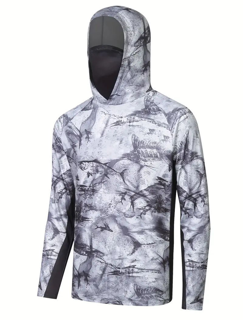 Men Uv Face Mask Fishing Cloth - Fishing Shirt Uv Protection 评论和价格